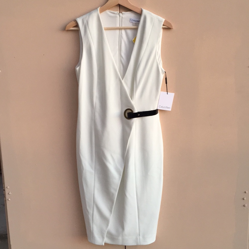 Calvin Klein Dress, White, NWT